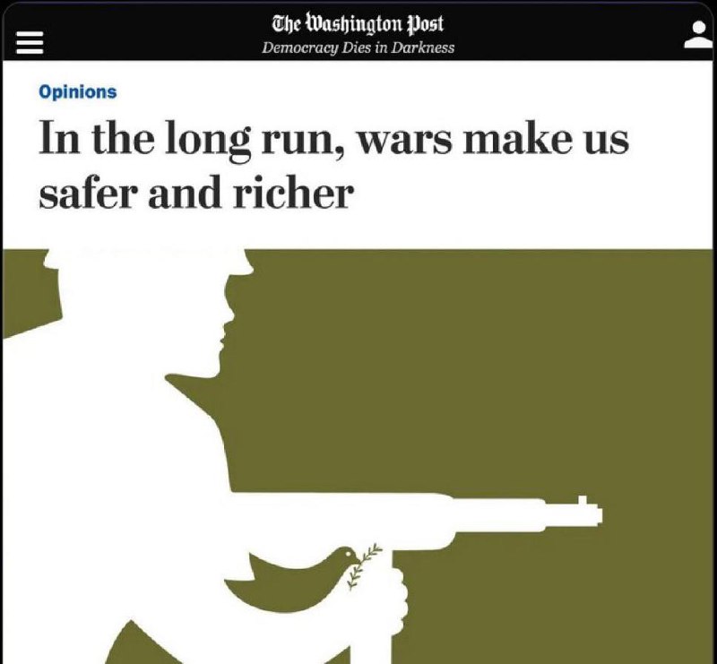 Questo folle titolo del 2014 del Washington Post sta nuovamente circolando e rappresenta un buon promemoria del ruolo che i media aziendali svolgono nel creare consenso per guerre a scopo di lucro senza fine.